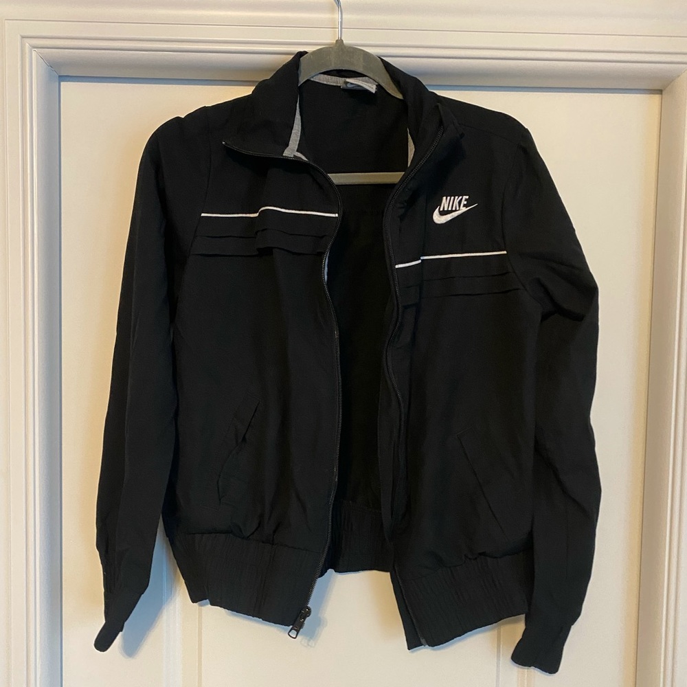 Nike black zip up